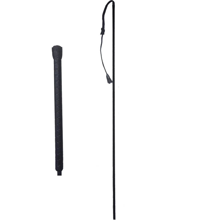 Stockyard Whip 5' with Rubber Grip Handle and 6" Drop