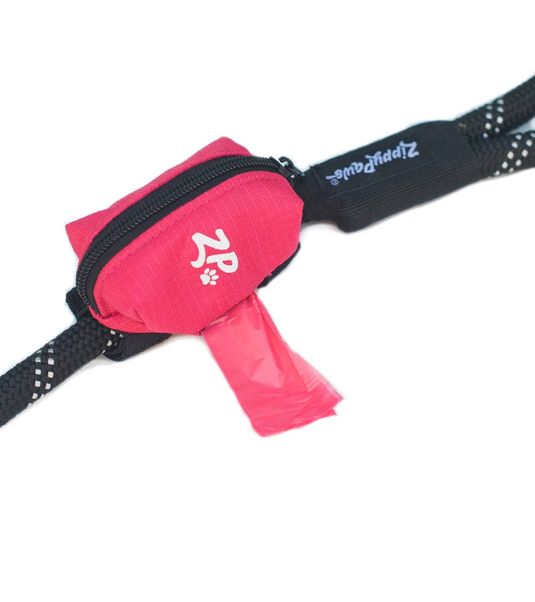 ZippyPaws Leash Bag Dispenser - Hibiscus Pink