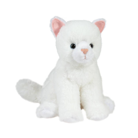 Douglas Winnie Soft White Cat Plush #15052 Stuffed Animal Toy