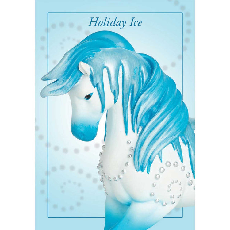 Painted Ponies Holiday Ice Horse Figurine