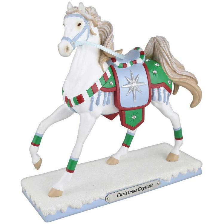 Enesco Trail of Painted Ponies Christmas Crystals Figurine, 7.25 Inch