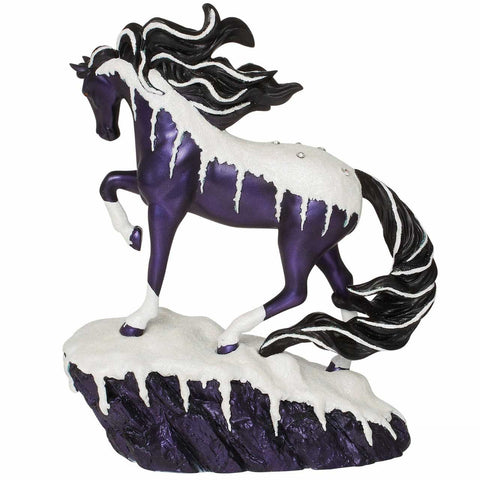 Trail of Painted Ponies Frosted Black Magic 20 Year Anniversary Horse Figurine 9.4in H
