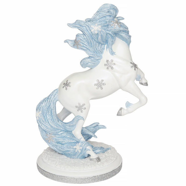 Trail Of Painted Ponies Winter Wonderland - Christmas Stallion White Steed 10.25 Inch,