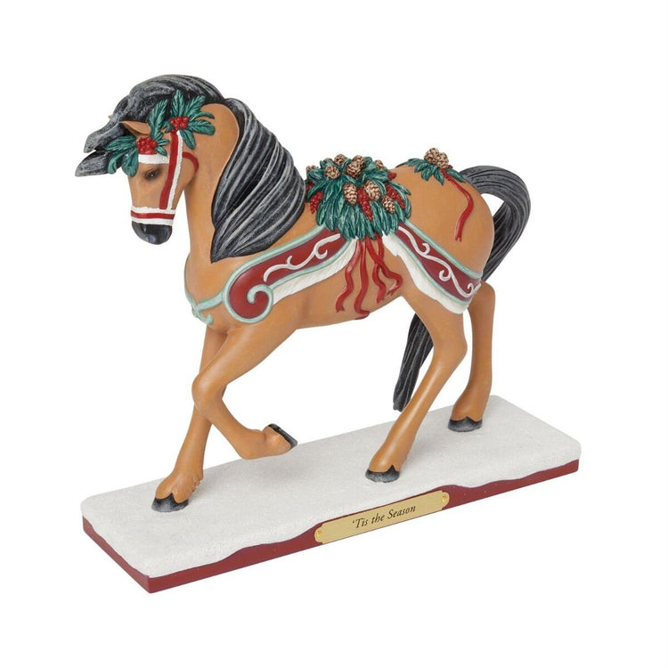 Trail of Painted Ponies Tis the Season Christmas Horse Figurine 7.3in H