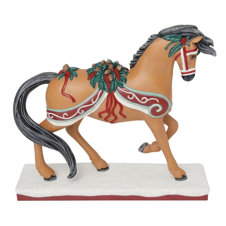Trail of Painted Ponies Tis the Season Christmas Horse Figurine 7.3in H
