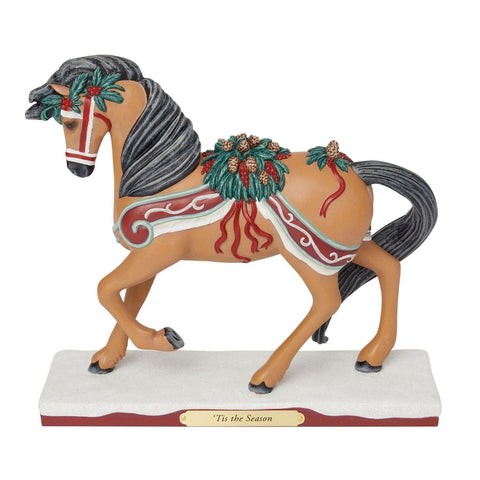 Trail of Painted Ponies Tis the Season Christmas Horse Figurine 7.3in H