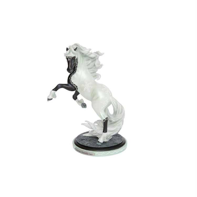 Trail of Painted Ponies Yuletide Chantilly Lace Christmas Horse Figurine 5.5in H