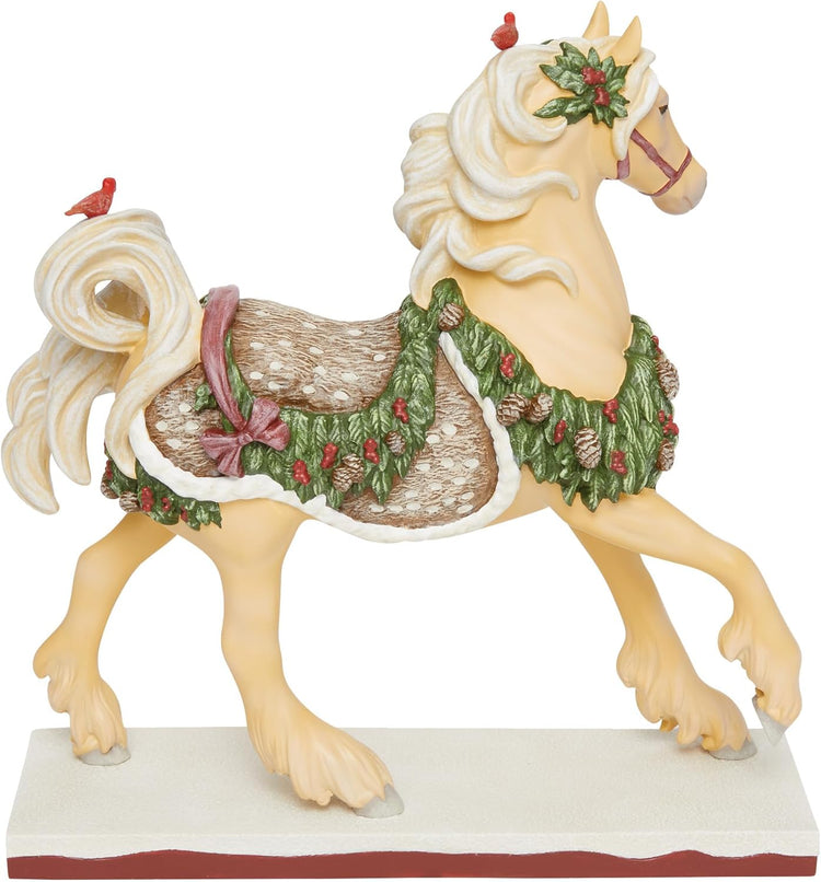 Trail of Painted Ponies Landing Spot Christmas Horse Figurine 7.7in H