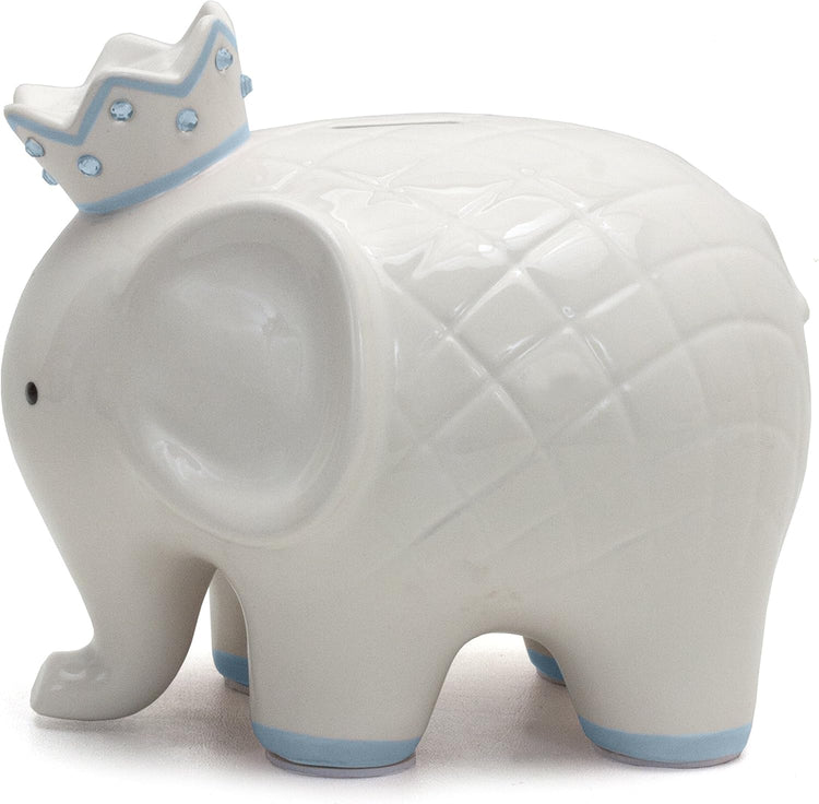 Child to Cherish Ceramic Coco Elephant Piggy Bank - Blue