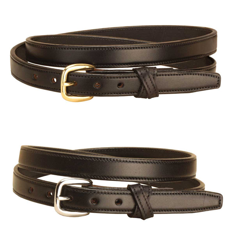 Tory Leather  Crossed Keeper Leather Belt