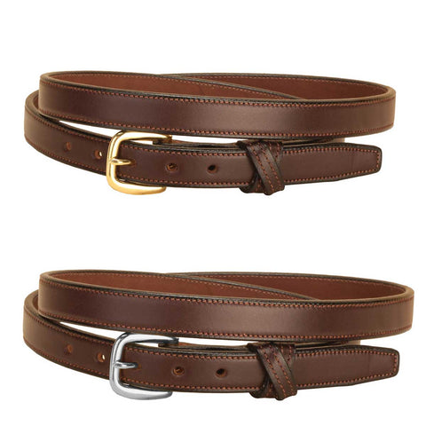 Tory Leather  Crossed Keeper Leather Belt