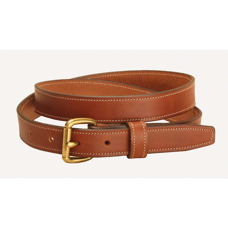 Tory Leather 1” Stitched Leather Belt