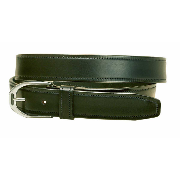 Tory Leather 1-1/4" SS Stirrup Buckle Leather Belt