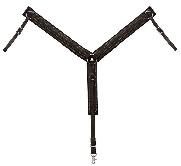 Weaver Trail Gear Breast Collar for Horse Leather Webbed
