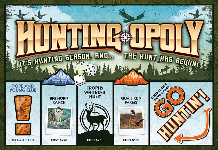 Late For The Sky Hunting-opoly NEW Design