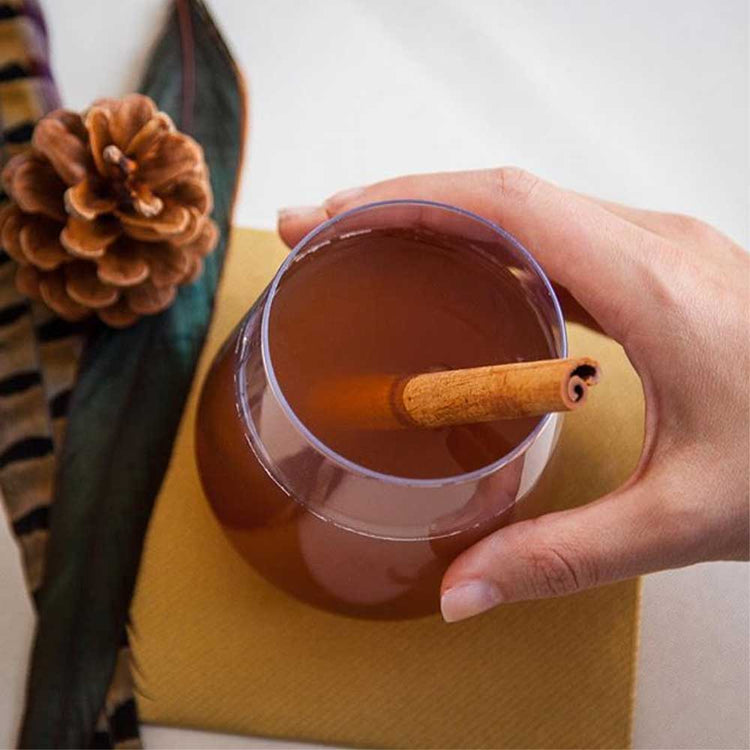 Luxe Stemless Wine Glasses 12oz. - Set of 16