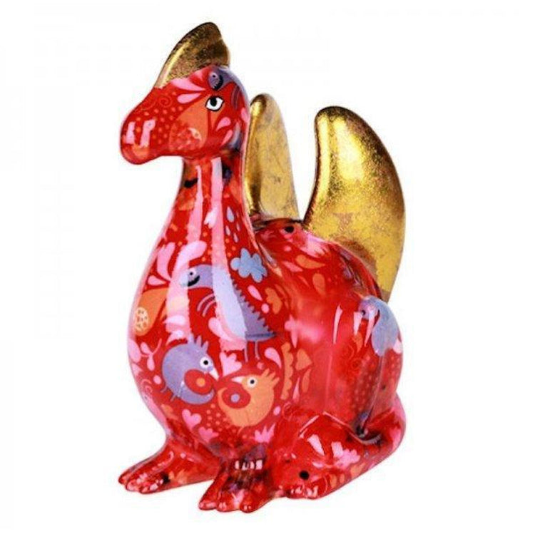 Pomme-Pidou - Money Bank - Zivil the Dragon - Red