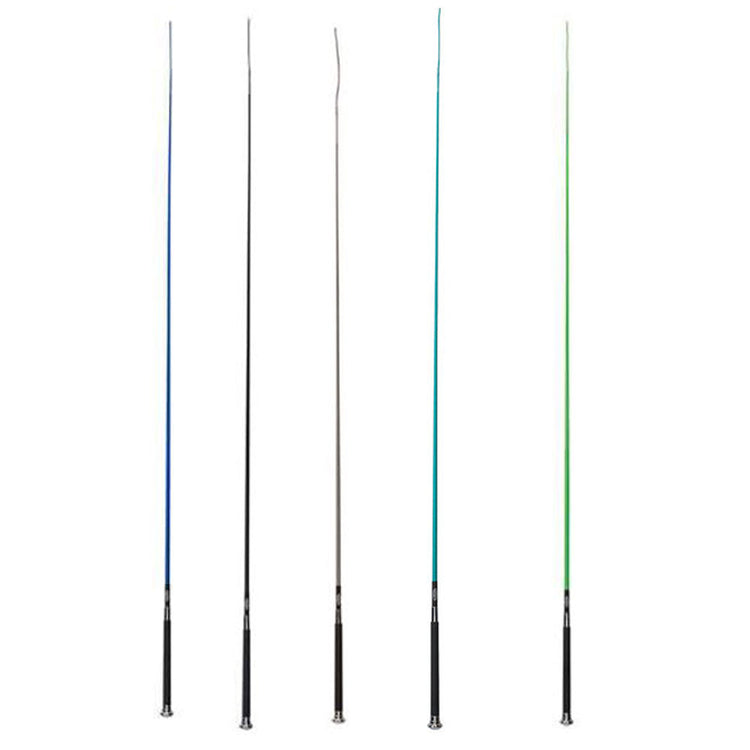 Weaver Leather Pig / Training Whip with Chrome Tip Handle, 36", Flexible Whip
