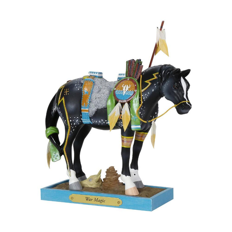 Trail of Painted Ponies War Magic Horse Figurine