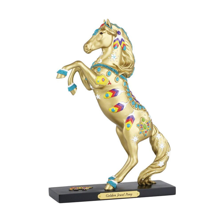 Painted Ponies Golden Jewel Horse Figurine