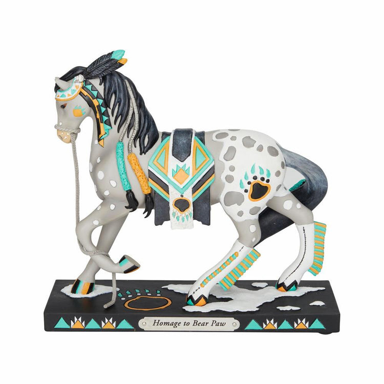 Painted Ponies Homage to Bear Paw Horse Figurine