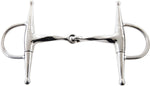 KORSTEEL SLOW TWIST FULL CHEEK EGGBUTT SNAFFLE BIT - 5