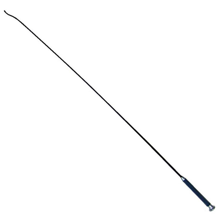 SnowBee Gel Handle Dressage Whip - Black  39"