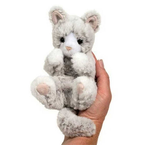 Douglas Cuddle Toys Gray Kitten Lil' Baby Plush #14476 Stuffed Animal Toy