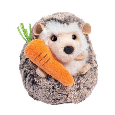 Douglas Spunky Hedgehog with Carrot Plush #15717 Stuffed Animal Toy