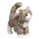 Douglas Zipper Gray Tabby Cat plush #1866 Stuffed Animal 12"
