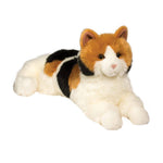 Douglas Puzzle Calico Cat Plush #2030 Stuffed Animal 19" long