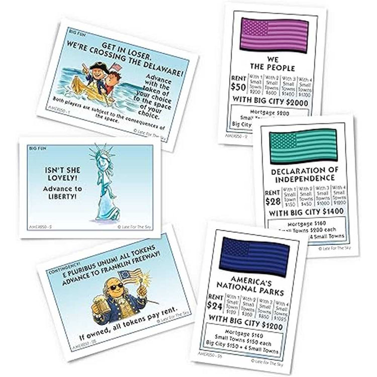 Late For The Sky 250 America-Opoly