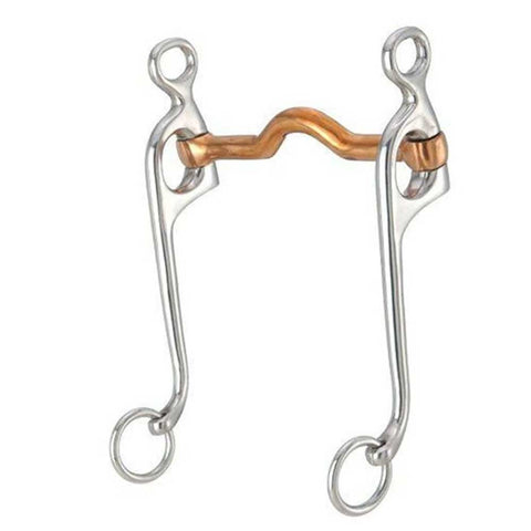 Tough 1 Copper Mouth Low Port Swivel Walking Horse Bit