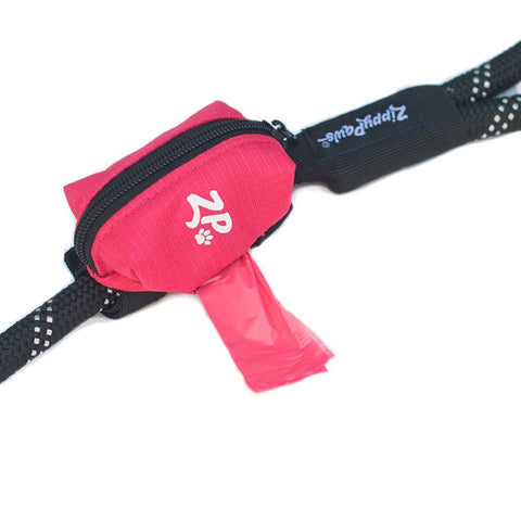 ZippyPaws Leash Bag Dispenser - Hibiscus Pink