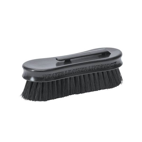 Weaver Leather Small Pig Face Brush with Plastic Handle with Pocket clip