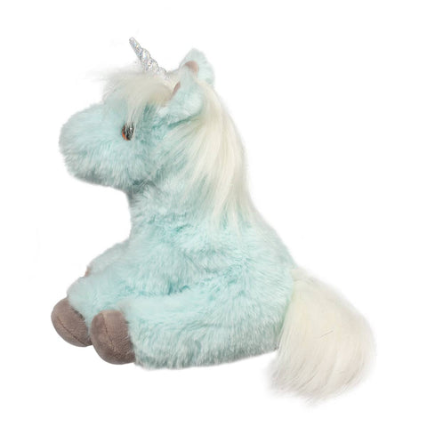 Douglas Plush Mini Bonnie Soft Ice Blue Unicorn