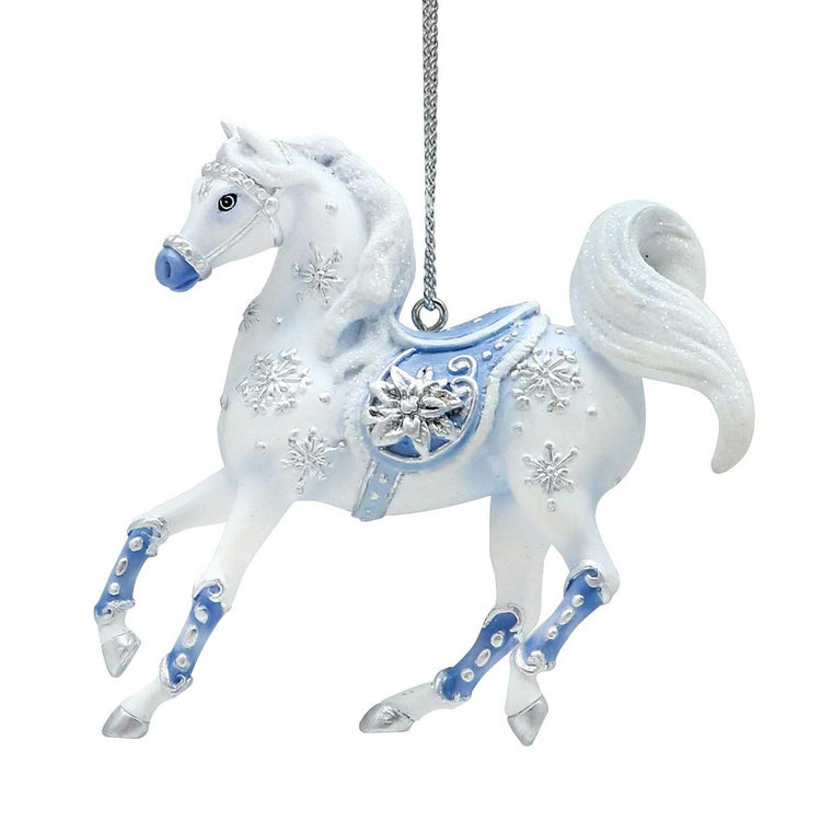 Painted Ponies Snow Crystal Horse Ornament