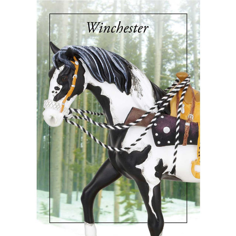 Trail of Painted Ponies Winchester Figurine, 7.25 Inch