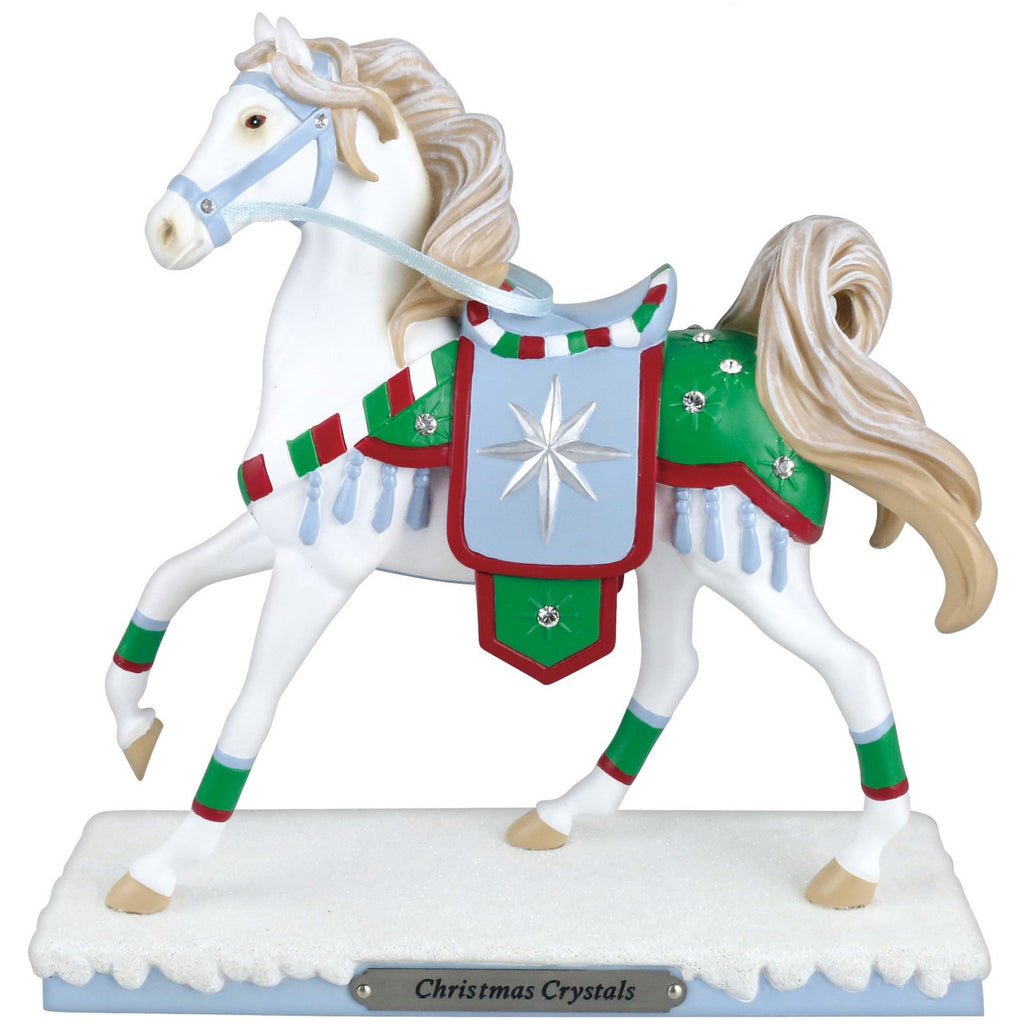 Enesco Trail of Painted Ponies Christmas Crystals Figurine, 7.25 Inch