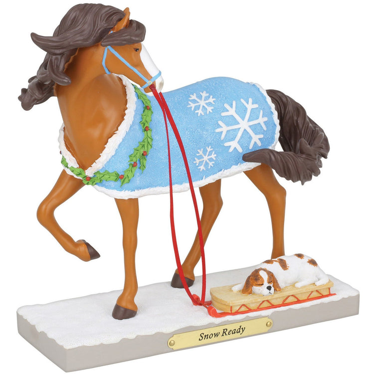 Enesco Trail of Painted Ponies Snow Ready Figurine, 7.28 Inch