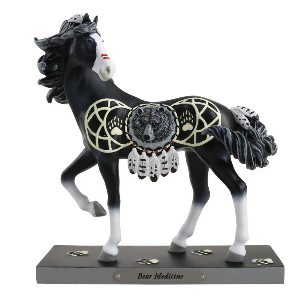 Trail of Painted Ponies Bear Medicine, Figurine, 7.25in H