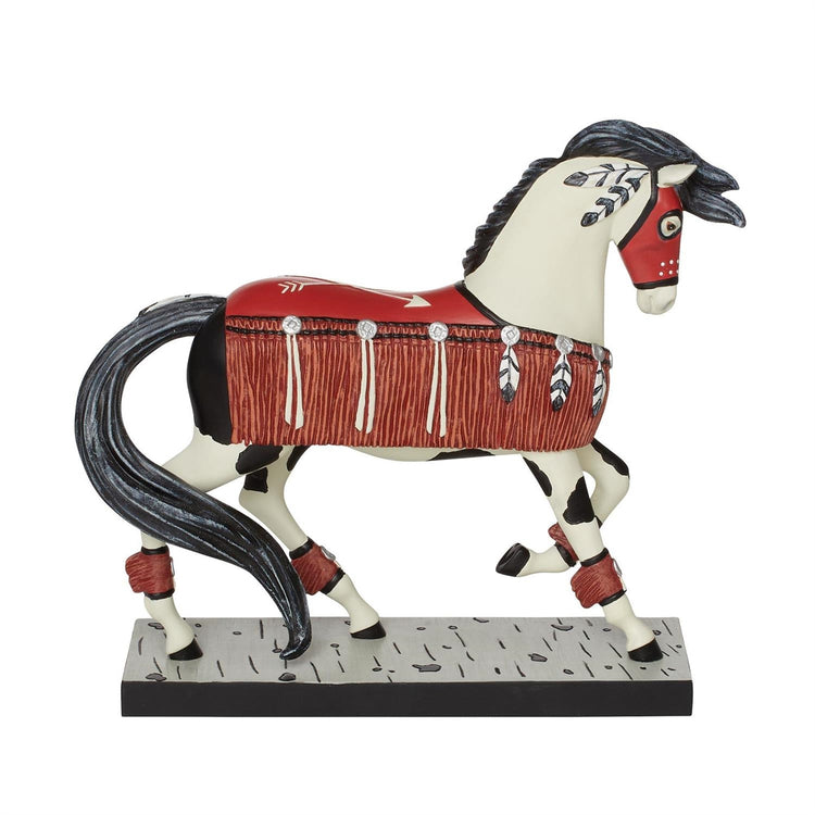The Trail of Painted Ponies Pride of The Red Nations Horse Figurine, 7.4 Inch,