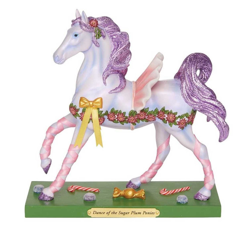 Trail of Painted Ponies Dance of the Sugar Plum Christmas Horse Figurine 7in H