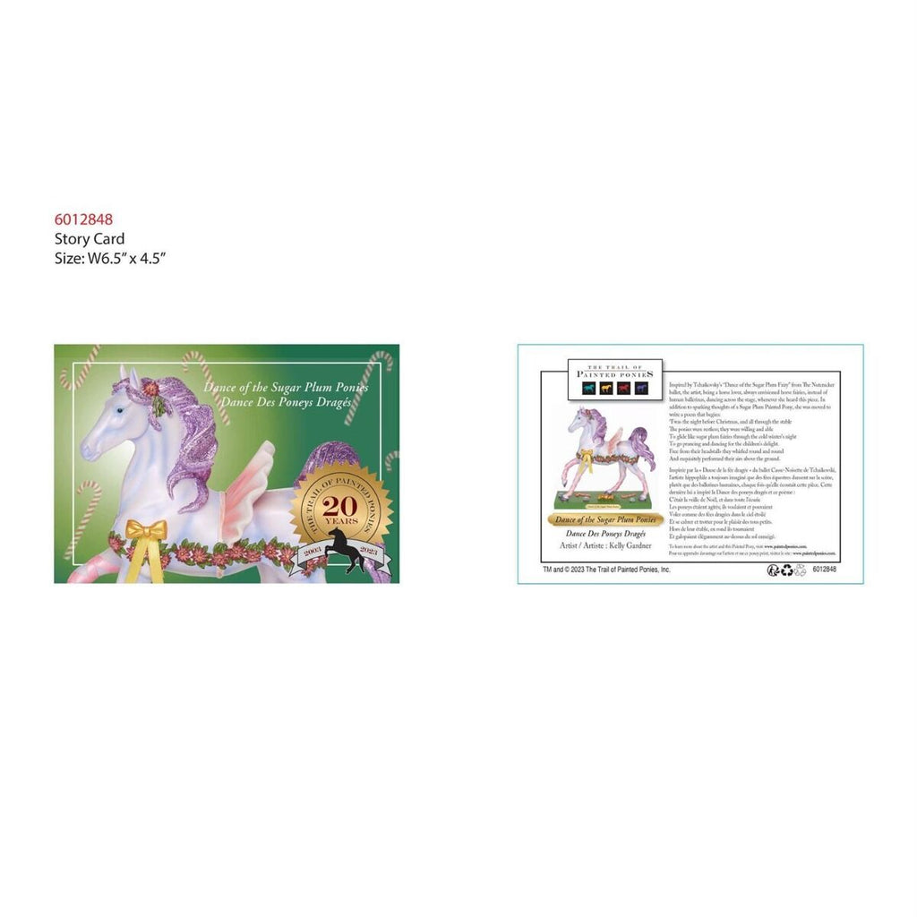 Trail of Painted Ponies Dance of the Sugar Plum Christmas Horse Figurine 7in H