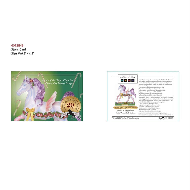 Trail of Painted Ponies Dance of the Sugar Plum Christmas Horse Figurine 7in H