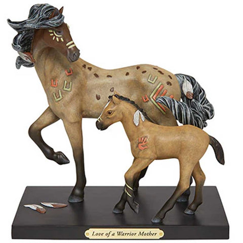 Trail of Painted Ponies Warrior Mother Horse Figurine 7.5in H #6013968