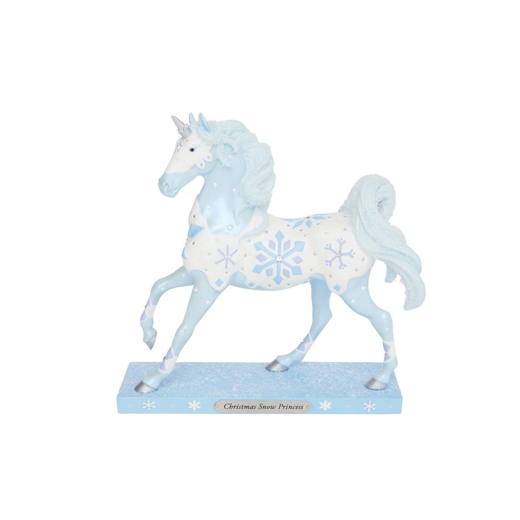 Trail of Painted Ponies Christmas Snow Princess Horse Figurine 7.5in H
