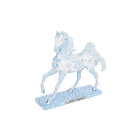 Trail of Painted Ponies Christmas Snow Princess Horse Figurine 7.5in H
