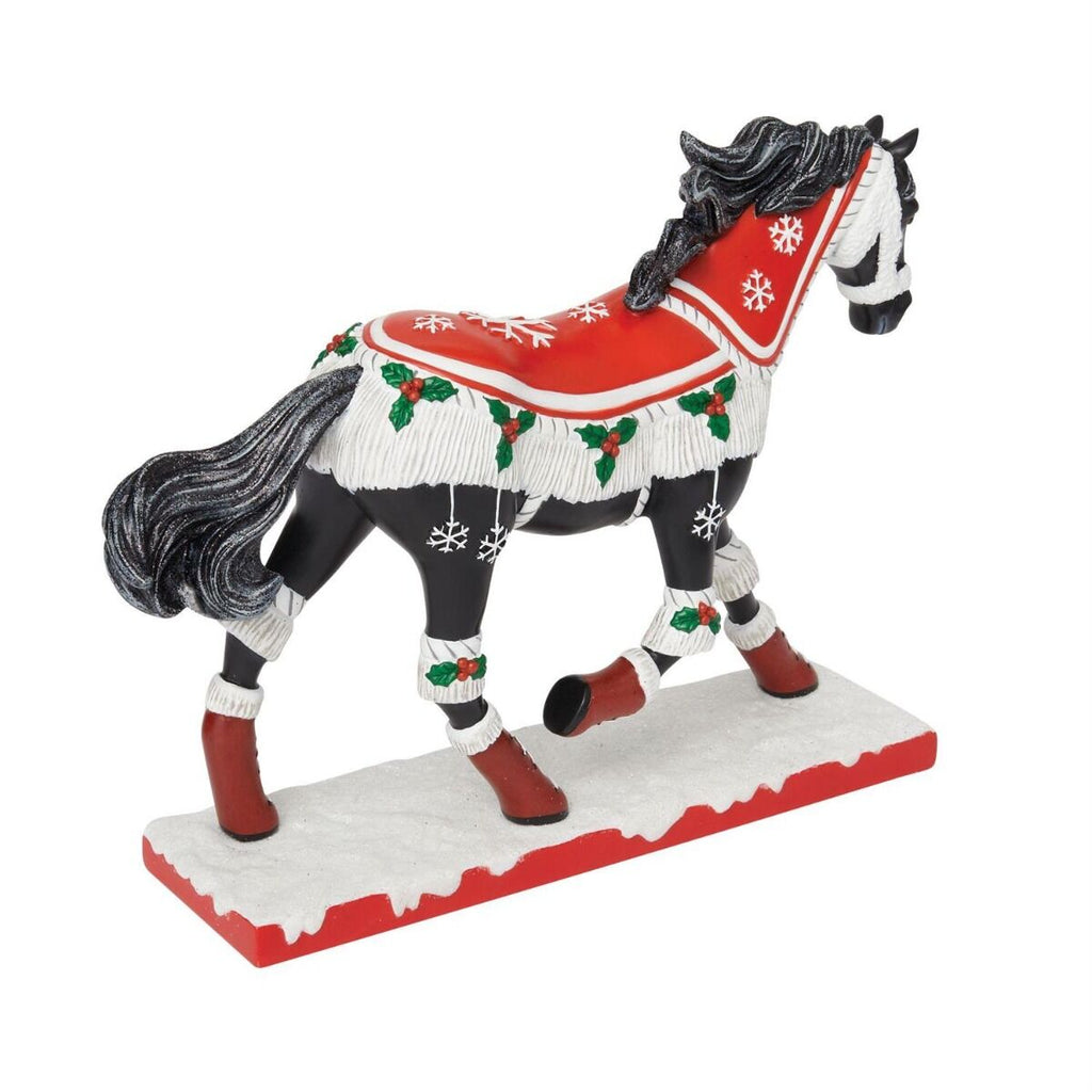 Trail of Painted Ponies Cozy Toes Christmas Horse Figurine 7.3in H