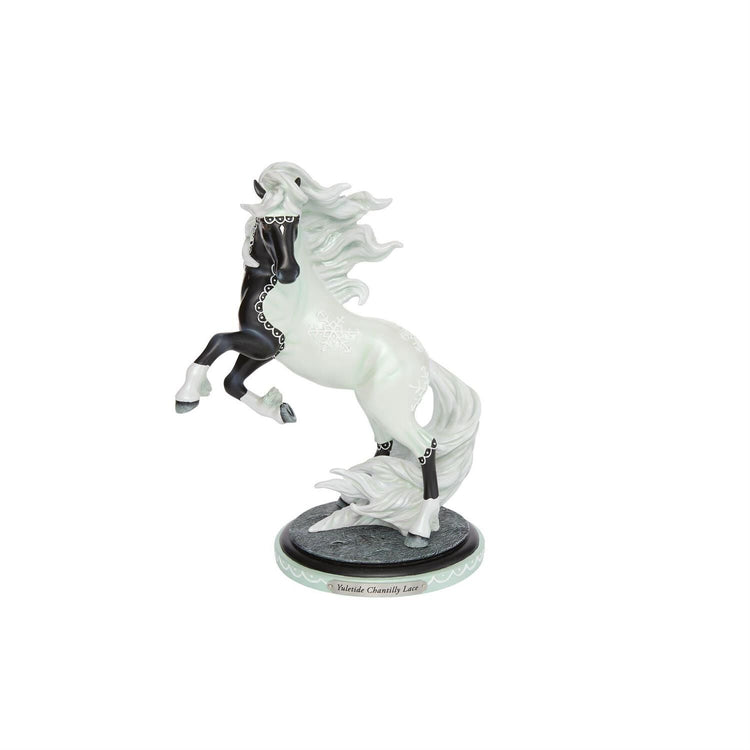 Trail of Painted Ponies Yuletide Chantilly Lace Christmas Horse Figurine 5.5in H